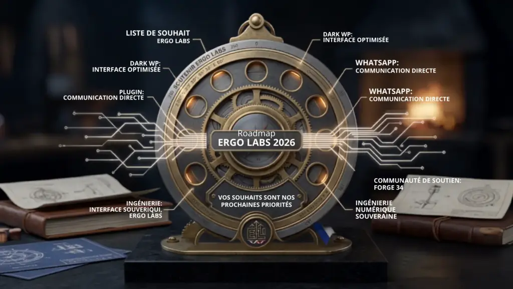 Liste de souhait Ergo Labs : Roadmap 2026 de l'ingénierie numérique souveraine et collaboration artisanale en Hérault 34